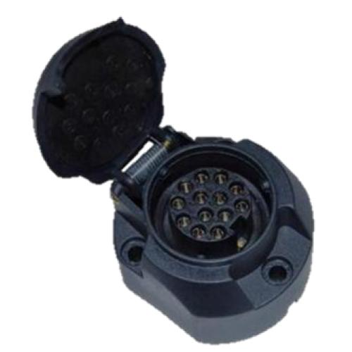 13 Pin Plastic Socket for Vehicles - LG1375