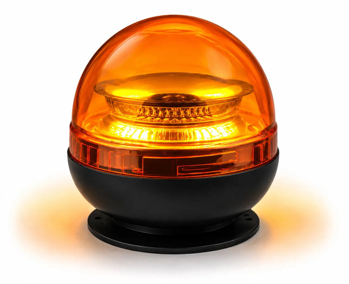 Rechargeable Orange Magnetic Flashing Beacon Light 12V/24V – LG715