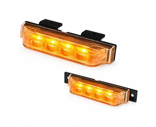 4 LED Amber Super Slim Grille Warning Strobe - LG774