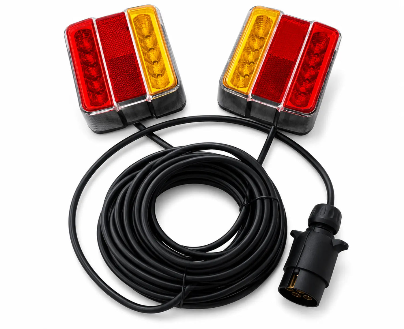 LED Magnetic Trailer Tail Light Set (12 Metre Cable) - LG557