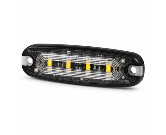 4 LED Slim Amber Warning Strobe with 3M Adhesive Mount - LG764