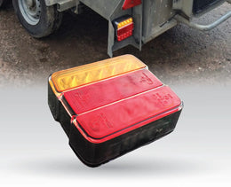 LED Tail Light Square Combination - Pair - LG529