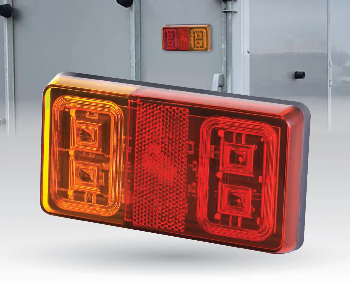 LED Tail Light Rectangular, Combination - Pair - LG533