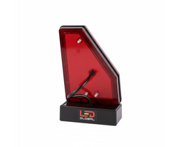 LED Tail Light Triangular Combination with Built In Smart Resistor (RH) - LG571