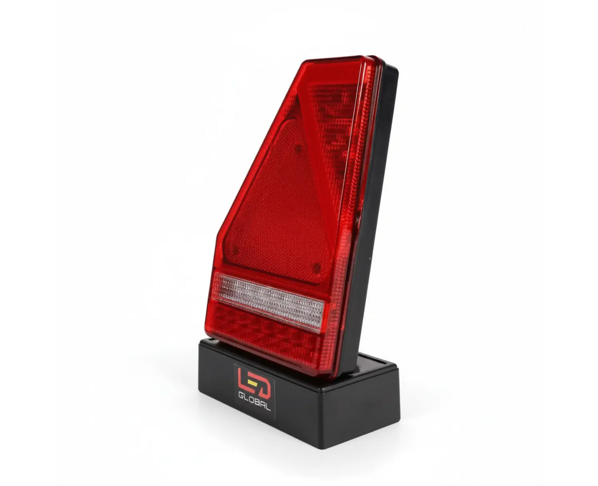 LED Tail Light Triangular Combination with Built In Smart Resistor (RH) - LG571