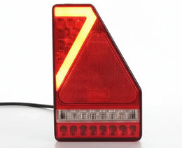 LED Tail Light Triangular Combination with Built In Smart Resistor (RH) - LG571