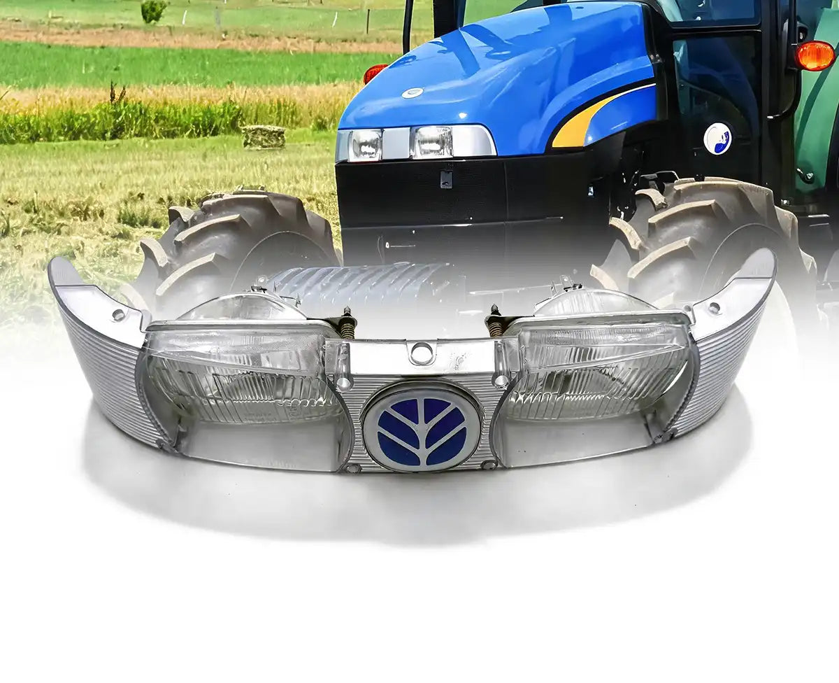 New Holland TD series - headlamp panel with bulb headlights included - LG8528