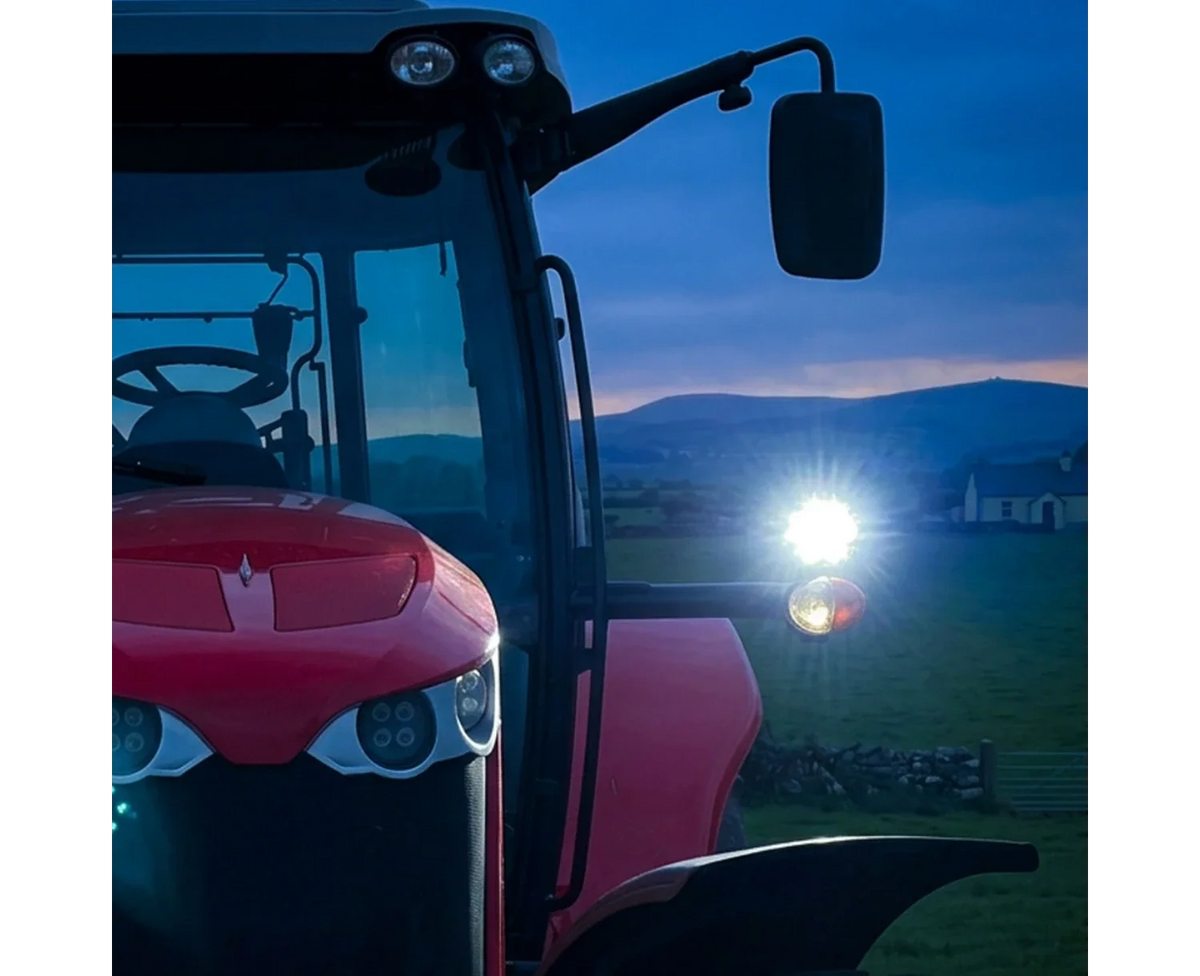 24-Watt-LED-Arbeitsscheinwerfer mit Flutlicht, rund – LG872