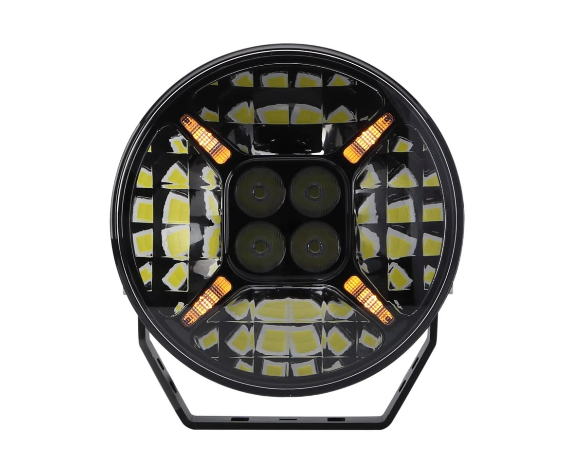 120 Watt 9 Inch Driving Light with Dual Colour Position Light- LG930