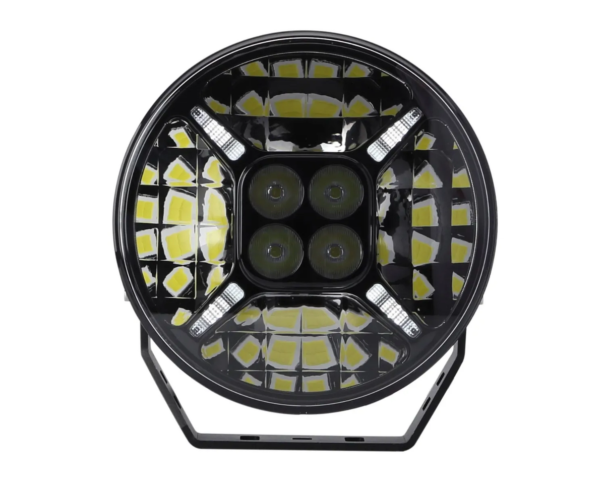 120 Watt 9 Inch Driving Light with Dual Colour Position Light- LG930