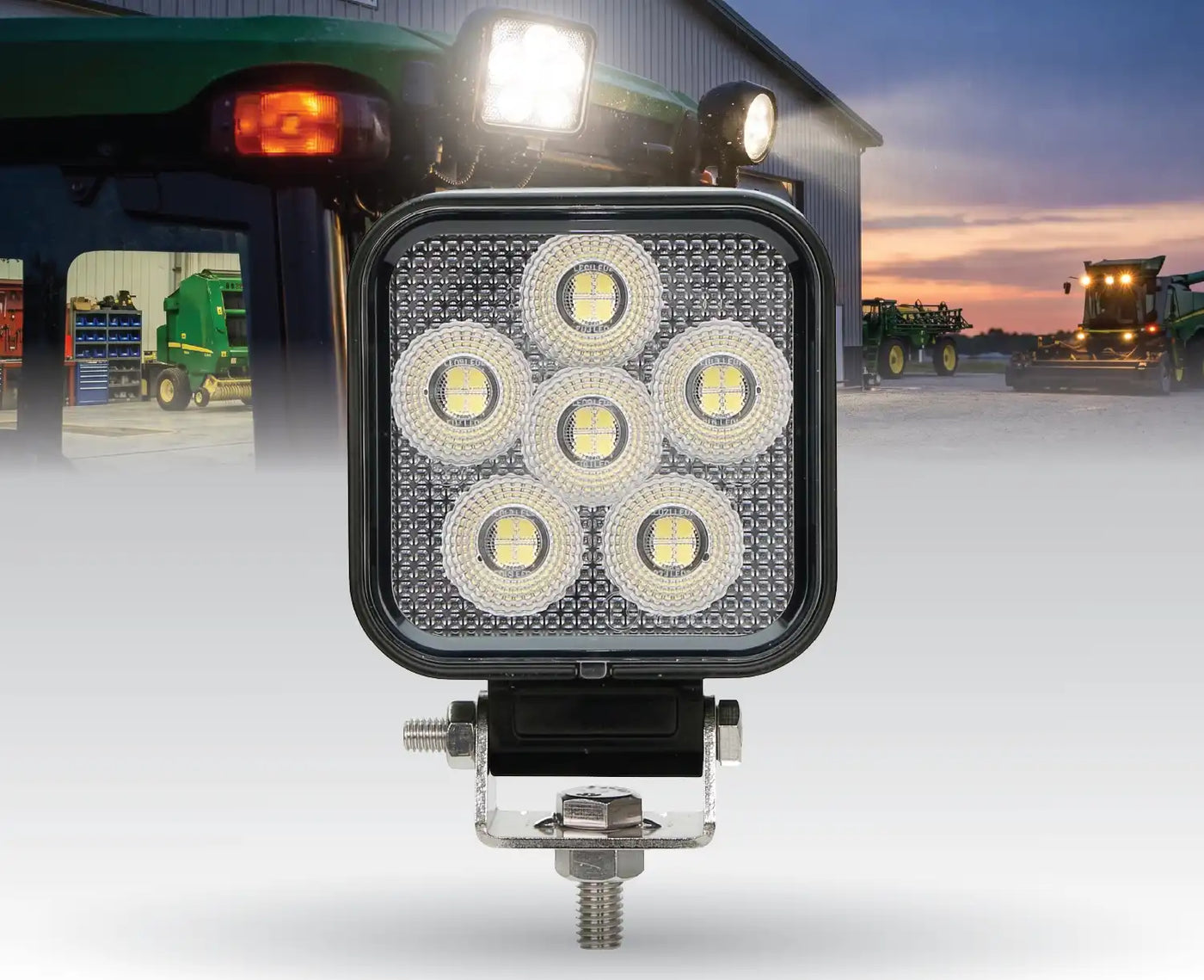 24 Watt Square Flood LED Work Light - LG966