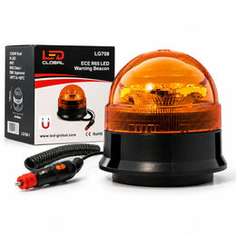 Orange Magnetic Flashing Beacon Light 12V/24V – LG708