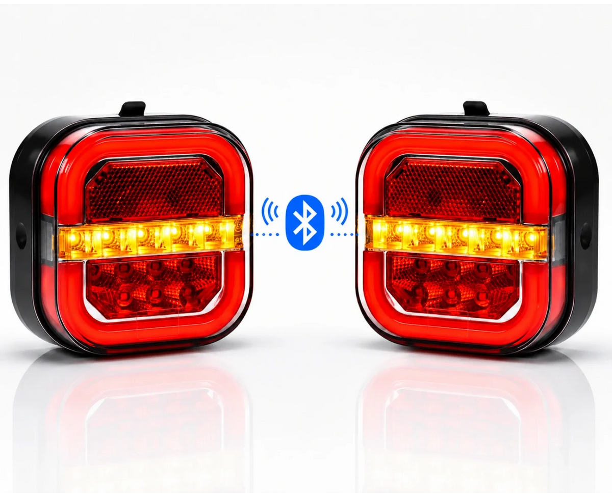 Wireless Rechargeable LED Magnetic Trailer Tail Light Kit - LG505