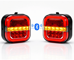 Wireless Rechargeable LED Magnetic Trailer Tail Light Kit - LG505