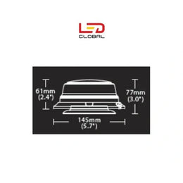 Low Profile LED Magnet Beacon - LG674