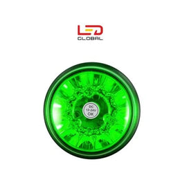 Grüne LED-Warnleuchte mit niedrigem Profil und flexiblem Stab – LG675