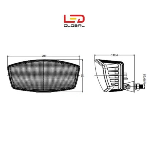 50-Watt-LED-Arbeitsscheinwerfer – LG806