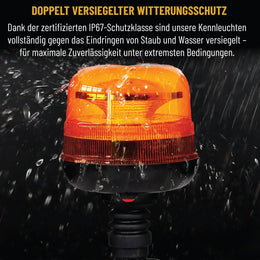 Orange Flashing Beacon Light 12V-24V – LG685
