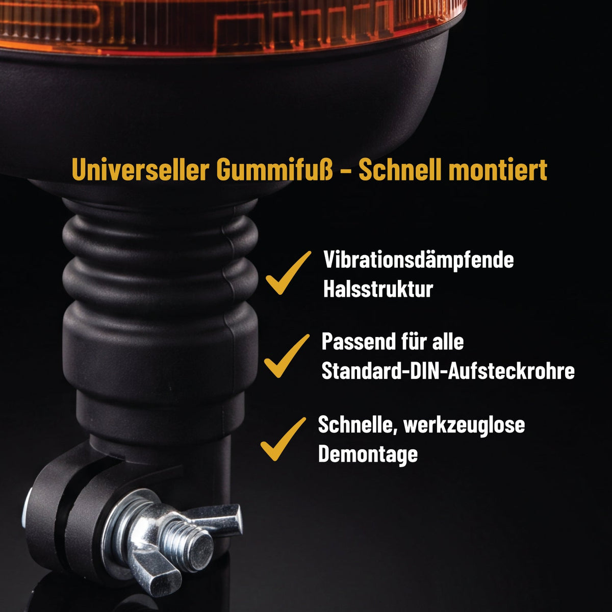Halogen Warning Beacon Pole Mounted  - LG706