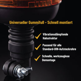 Halogen Warning Beacon Pole Mounted  - LG706