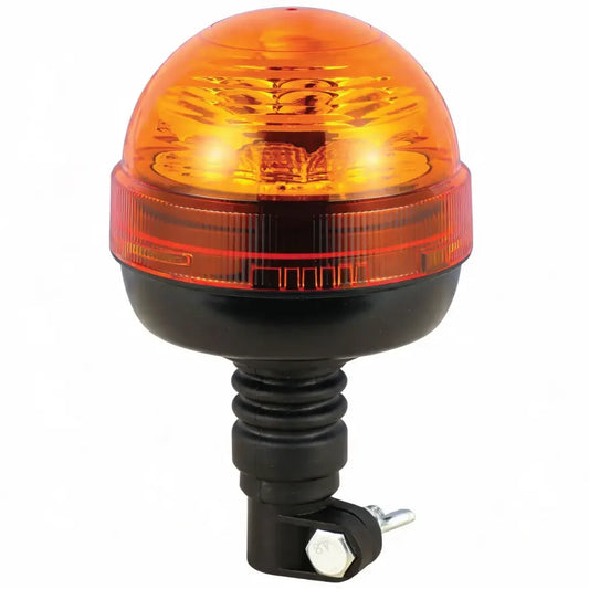 Orange Pole-Mounted Flashing Beacon Light 12V/24V – LG707
