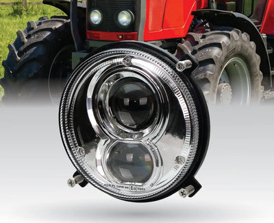 90-Watt-runder LED-Scheinwerfer mit Fern- und Abblendlicht – LG824EU