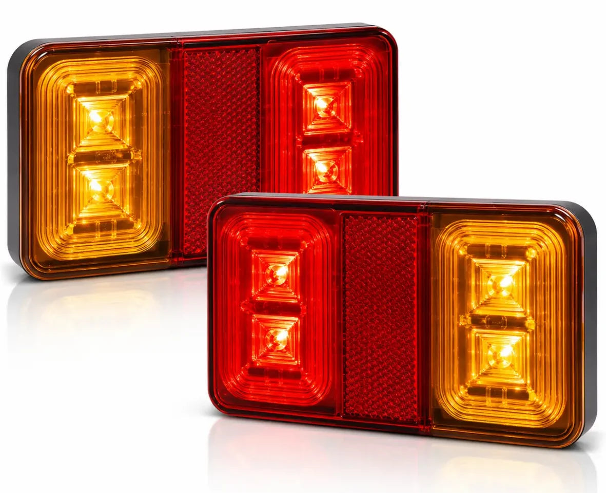 LED Tail Light Rectangular, Combination - Pair - LG533