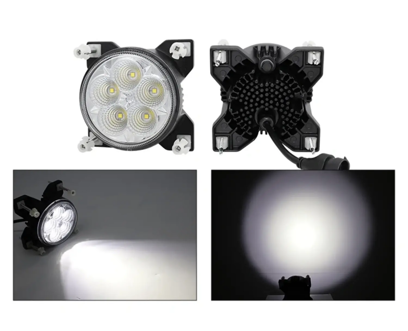 50W LED-Arbeitsscheinwerfer zum Einbau in Motorhaube und Kabine für Traktoren – LG8360